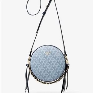 Brand new, blue Michael Kors Canteen Purse